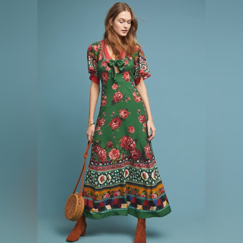 Farm Rio Floral Maxi Dress